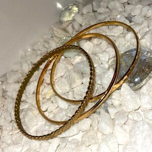 Vintage gold bracelets